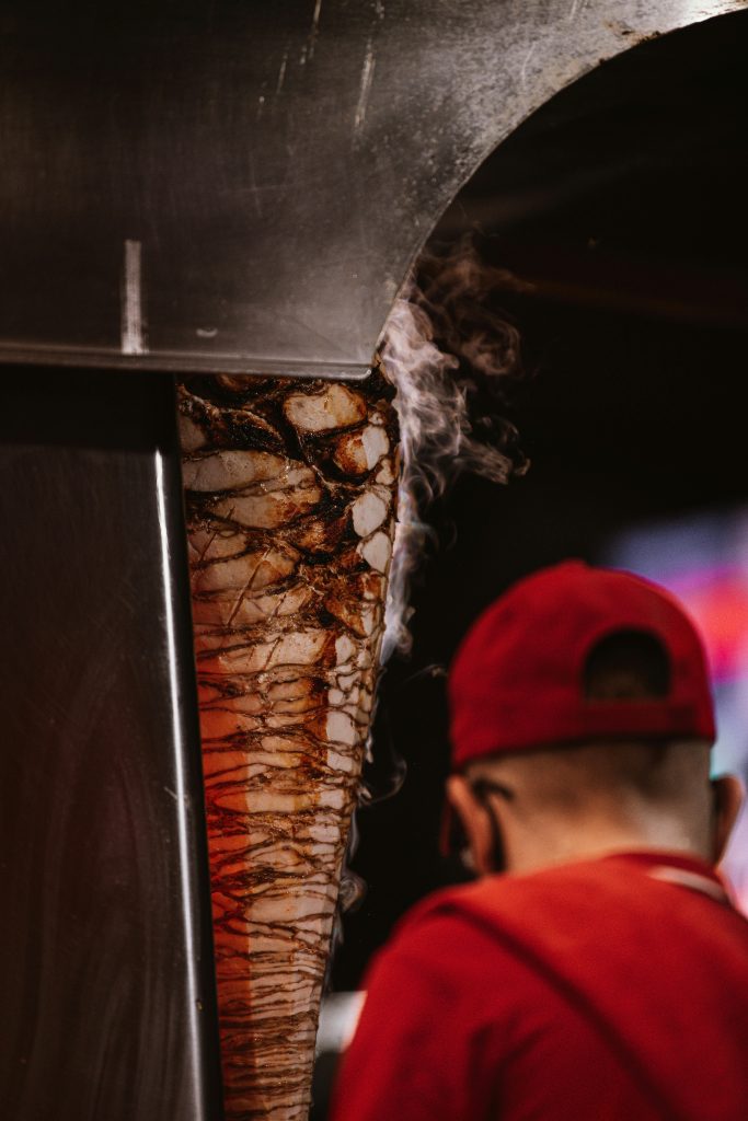 Shawarma Preparation