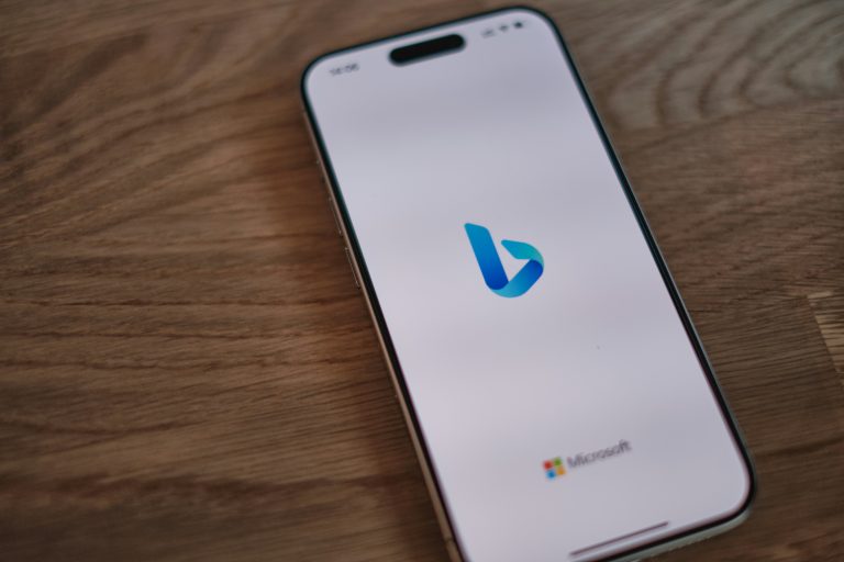 Bing search engine interface