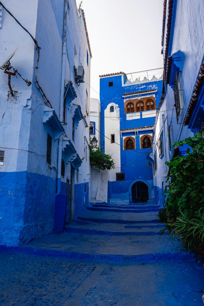 chefchaouen morocco blue streets medina