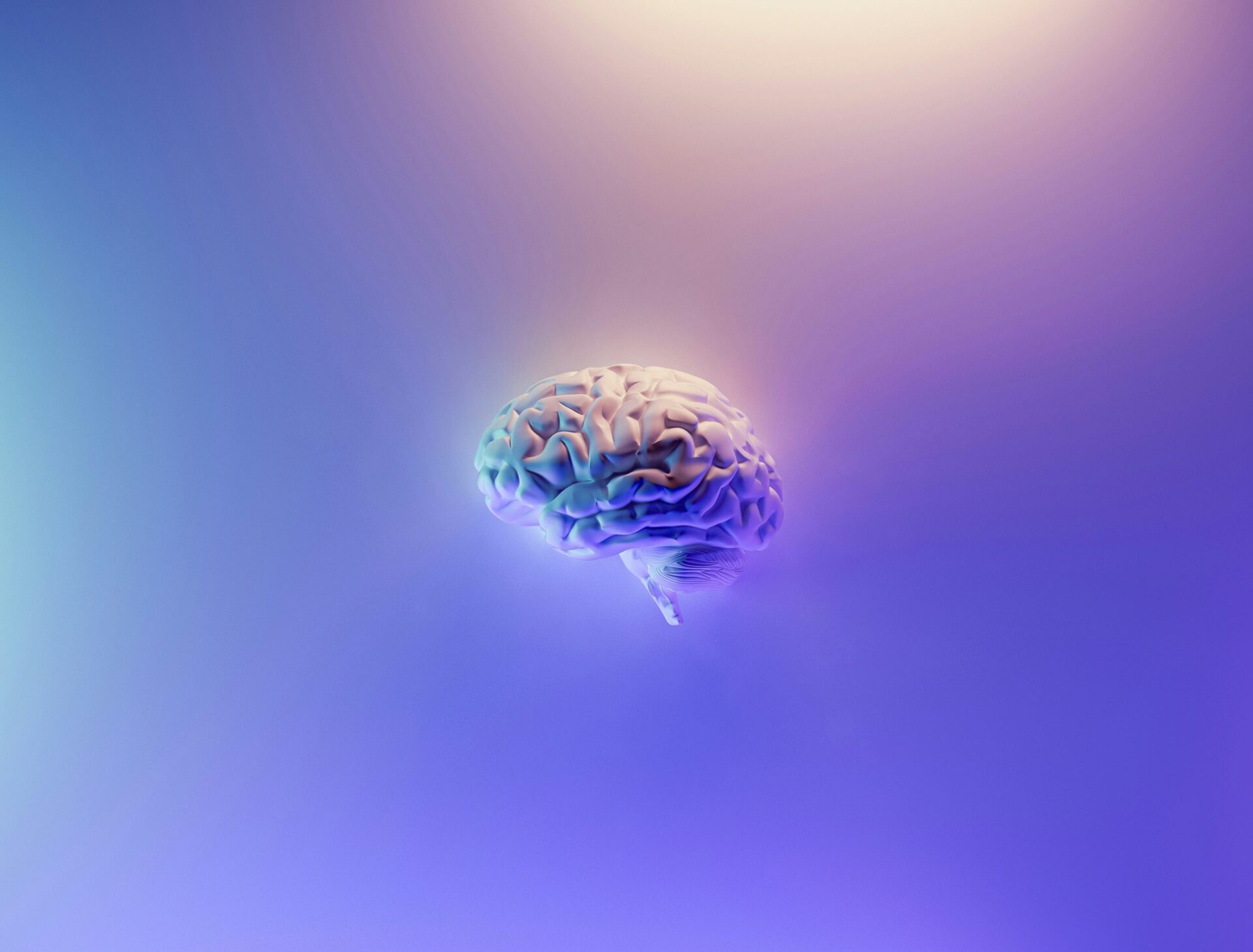 memory brain digital night light abstract