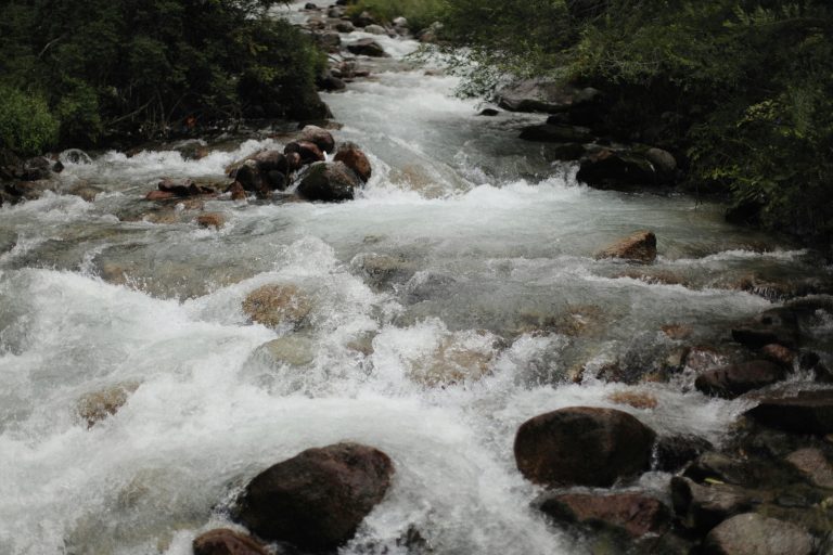 multiple streams water flowing river diversification