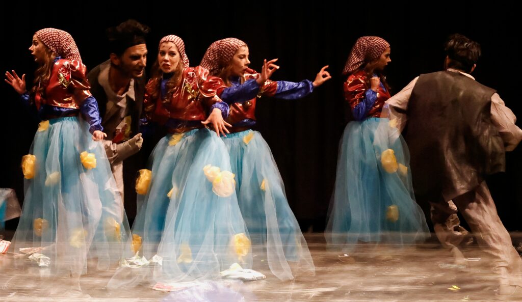 Arab American family gathering celebration