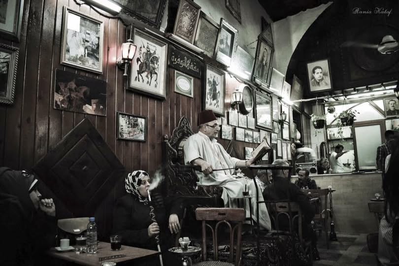 arab storyteller hakawati coffee house damascus