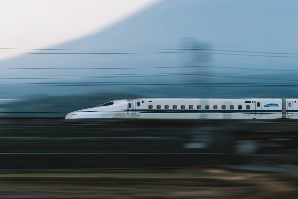 bullet train japan shinkansen speed