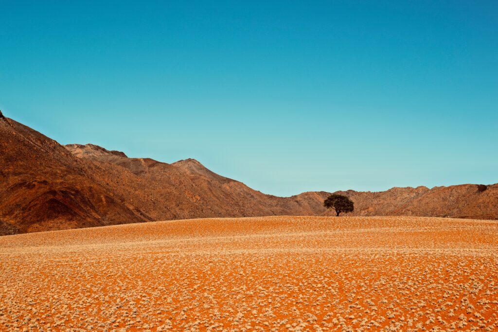 namibia desert landscape africa