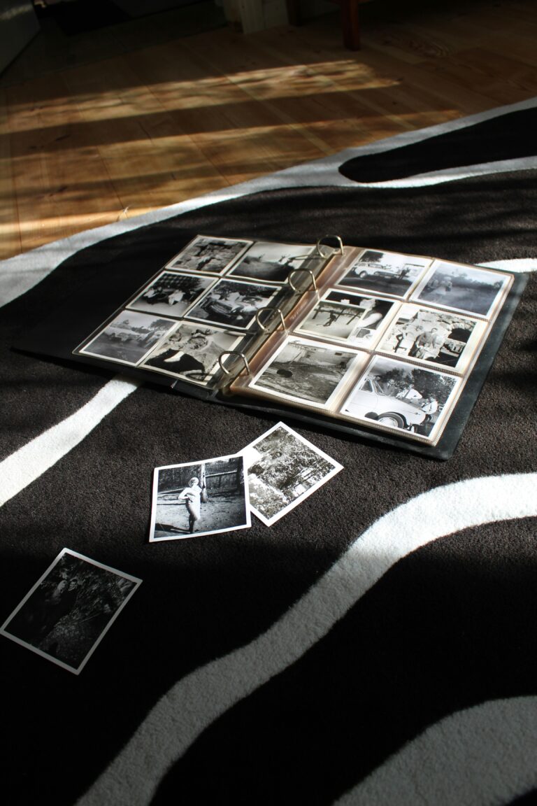 old photo album family vintage memories