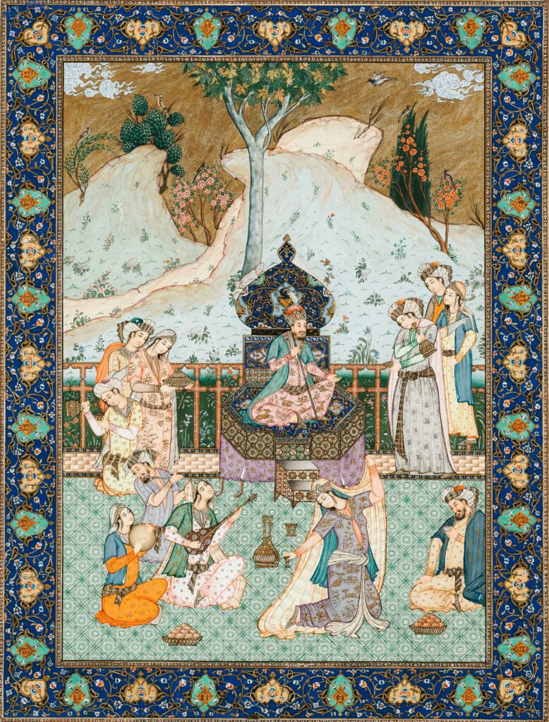 one thousand nights scheherazade illustration manuscript