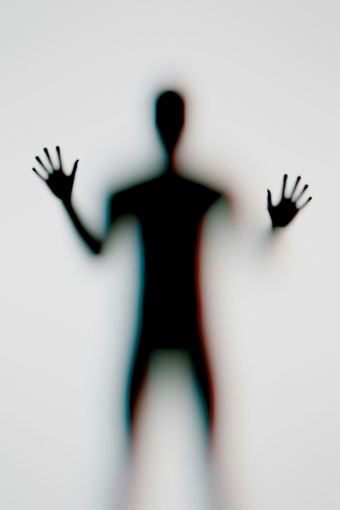 shadow figure internet privacy digital abstract
