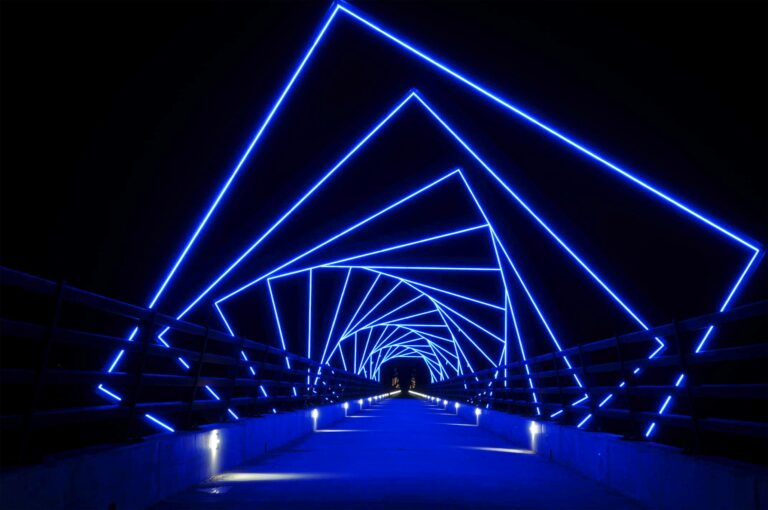 abstract glowing lines directional vectors
