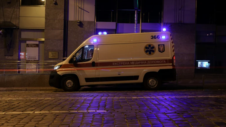 ambulance car on the street
