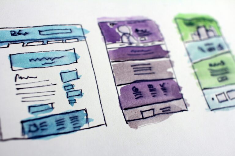 css web design colorful layout