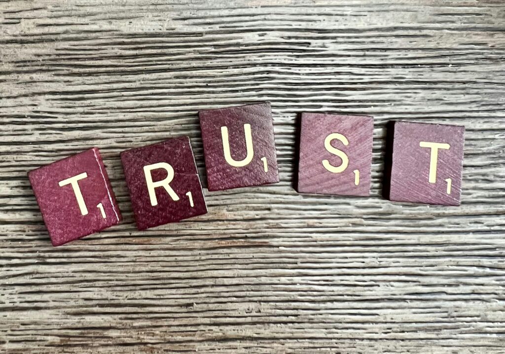 trust credibility authority professional person writing expert