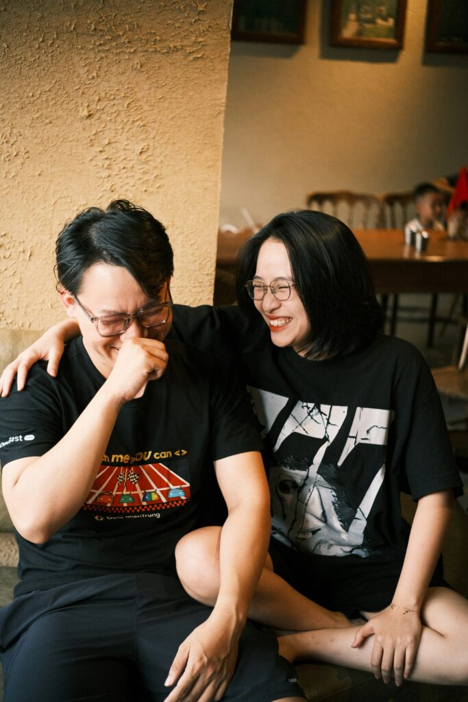 japanese minimalist home couple