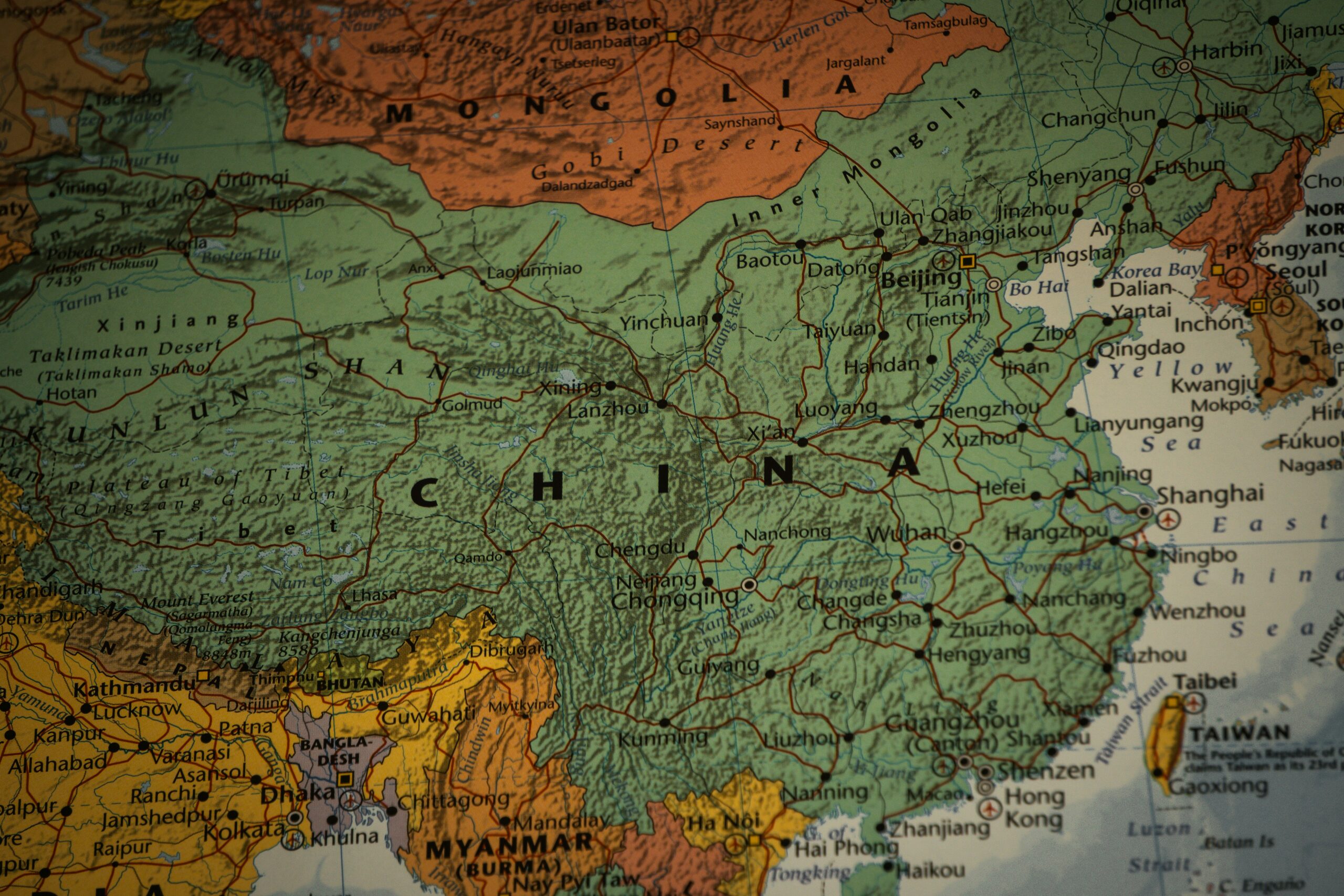 China map time zones sunrise