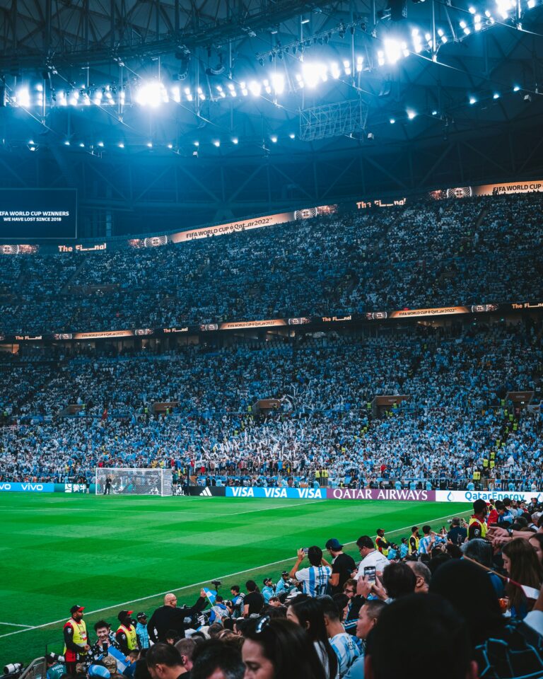 world cup stadium crowd celebration